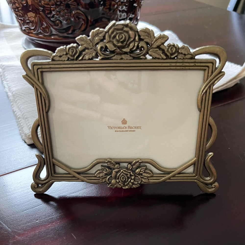 Victoria’s Secret Second Skin Satin Gold Picture Frame.